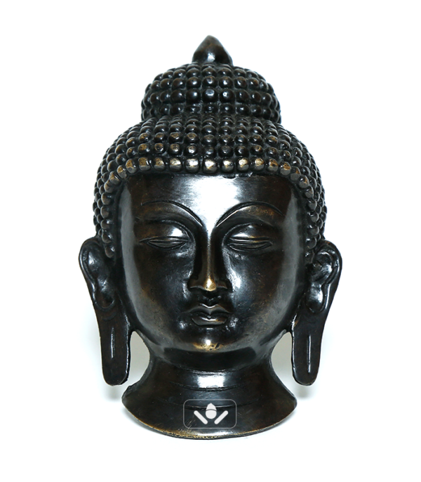 Black Buddha Wall Mask (Front)