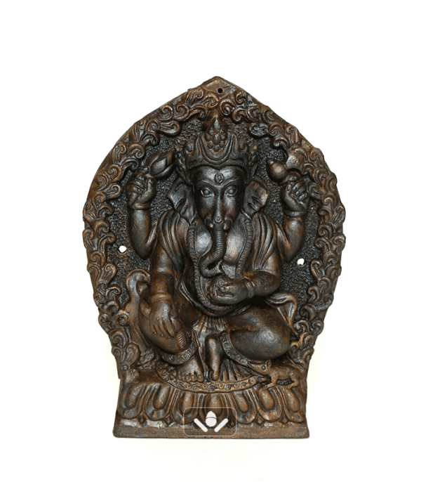 Clay Wall Ganesh Statue(Front)