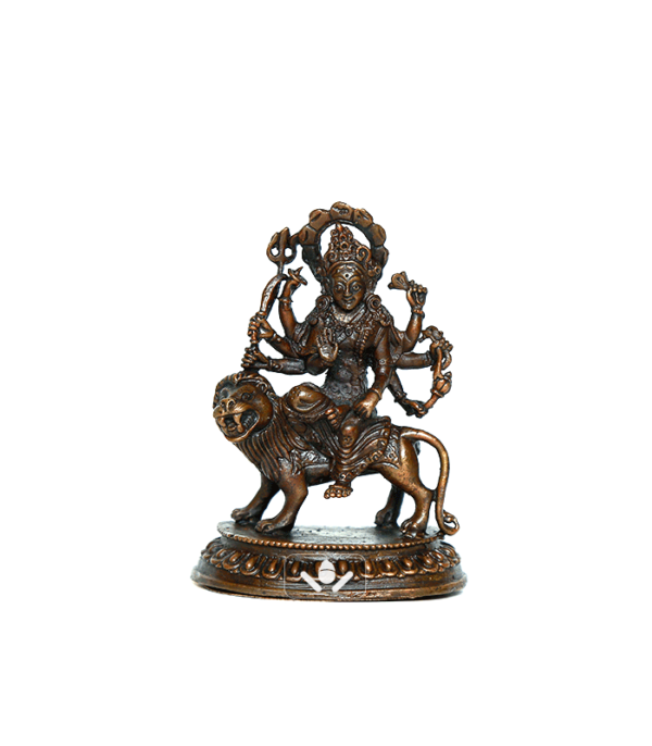 Durga copper statue (Front View)