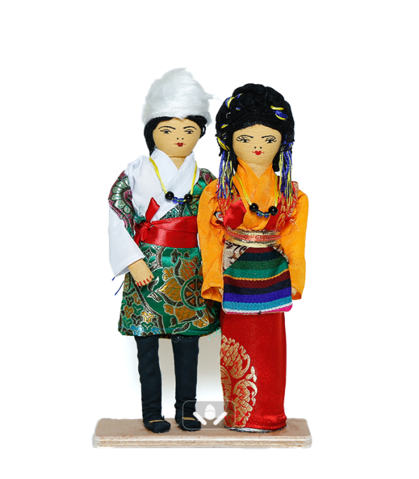 Handmade Nepali Doll Shrepa Culture (Front)