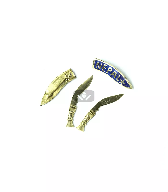 khukuri Badge with blue cover