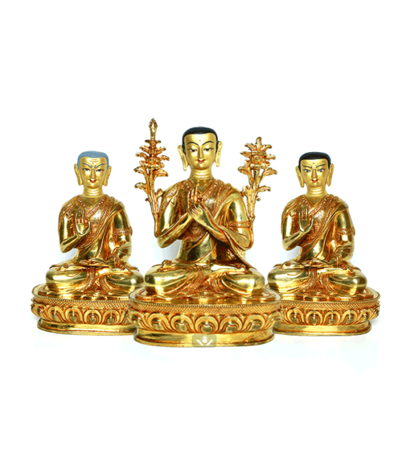 Chongkhapa Statue : Set of 3