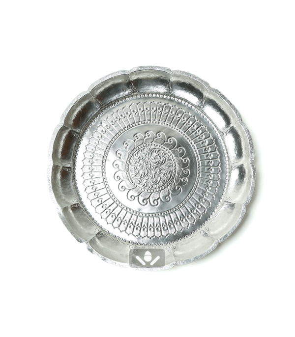 Silver Plated Ashtamangal Thaal