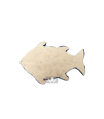 Mithila Art Fish shaped Mirror Back