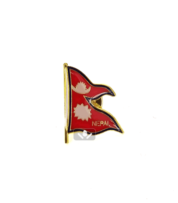 Nepal Flag Pin