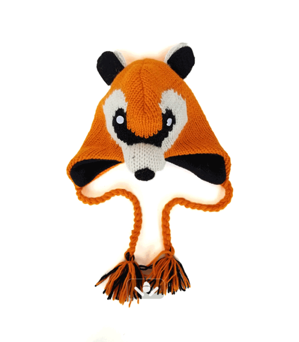 Woolen Cap for Kids - Fox
