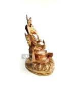 Side view Gold plated Ganesh Statue