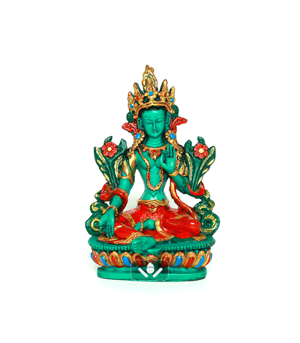 Green Tara statue