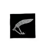 Silver Khukuri Brooch