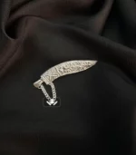 Silver Khukuri Brooch D