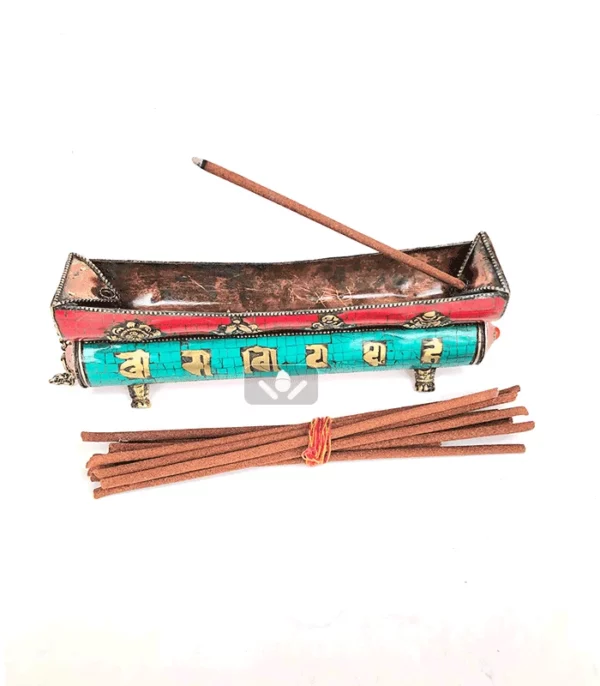 incense burner with storage