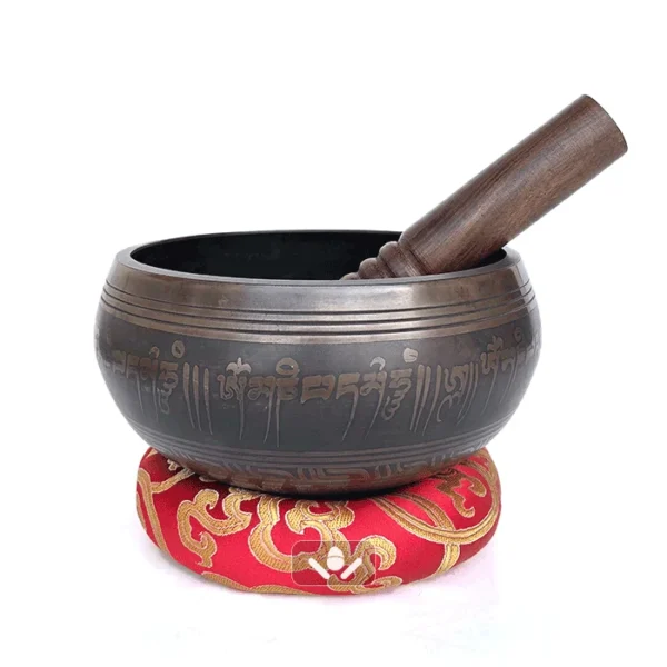 brown singing bowl