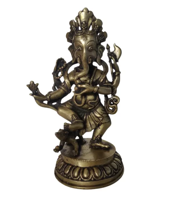 Image of 10 inches Standing Lord Ganesh, Hand finished by skilled artisans