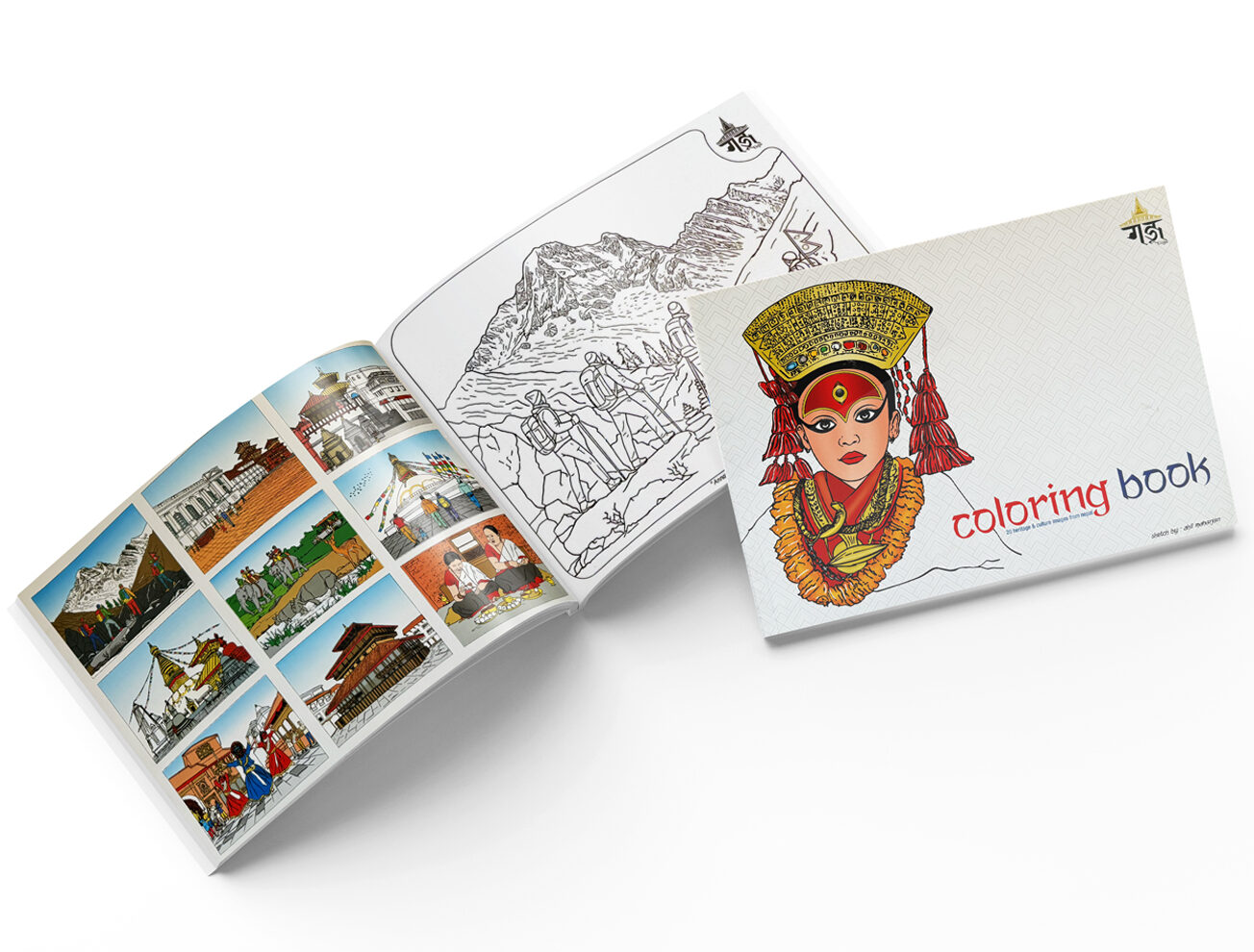 Coloring book of Nepal's Culture and Heritage